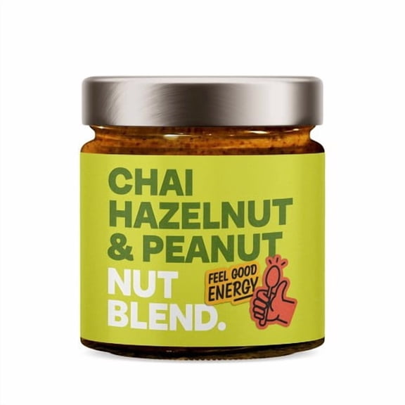 Nut Blend Chai Hazelnut & Peanut Butter 200g, British Import (Pack of 3)