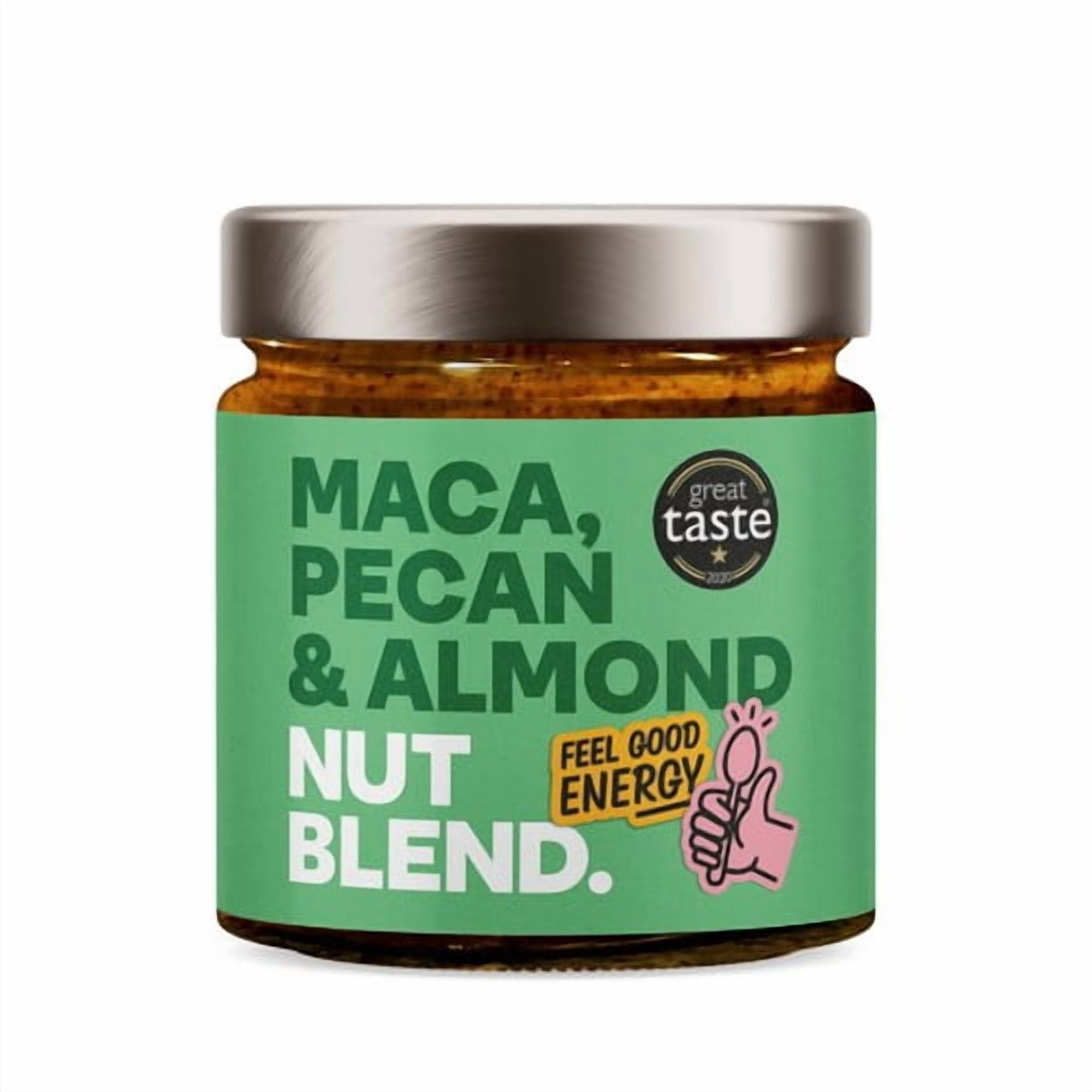 Nut Blend Maca, Pecan & Almond Butter 200g, British Import (Pack of 3)