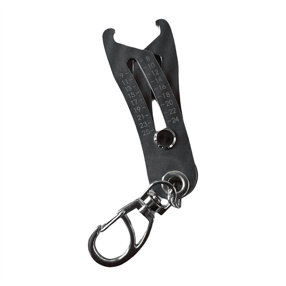 Nut & Bolt Thread Size Checker Bolt Size Finder Keychain 1pcs