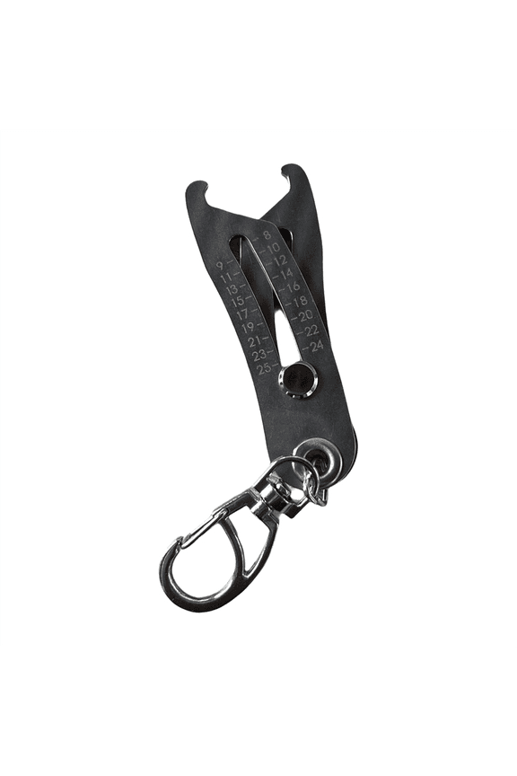Nut & Bolt Thread Size Checker Bolt Size Finder Keychain 1pcs