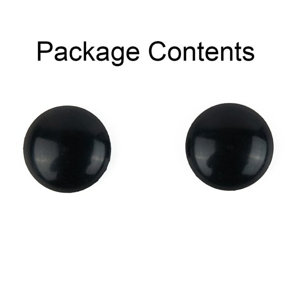 Nut Cover Cap 86538Sa020 Black Direct Replacement Abs Durable Easy Installation High-Quality Materials 2Pcs/Set Fangkenuo