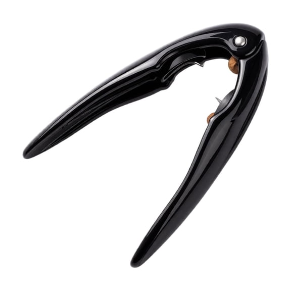 Nut Cracker, Black Multi-functional Chestnut Opener, 1 Pack Heavy Duty Stainless Steel Tip Cross Cutting Clip, For Home Kitchen Cooking Shelling Chestnuts Walnuts Macadamia Nuts and All Kinds of Hard