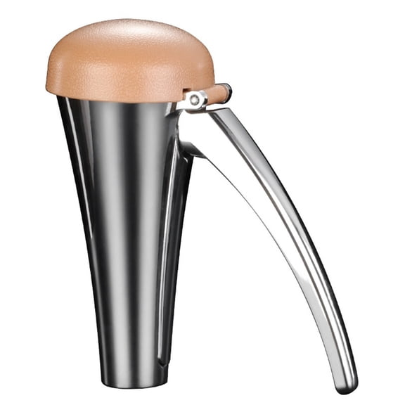 Nut Cracker, Heavy Duty Nutcracker with Splash-Proof Lid, Walnut Cracker Tool with Ergonomic and Self-Retracting Handle