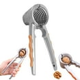 thumbnail image 1 of Nut Cracker With Non Slip Handle, Alloy Walnut & Hazelnut Clip, 7 Inch 2 Holes Nut Cracker, Walnut clip Nut Crackers for All Nuts Pecans Hazelnut Walnuts, 1 of 8
