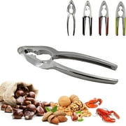 Nut Cracker, Seafood Tool, Walnut Cracker for All Nuts, Heavy Duty Shell Cracker Kitchen Tool with Non-slip Handle