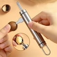 thumbnail image 1 of Nut Cracker Tool, Stainless Steel Shell Opener for Walnuts Almonds Hazelnuts, Safe Easy-Use Nutcracker with Non-Slip Handle, Kitchen Gadget, 1 of 6