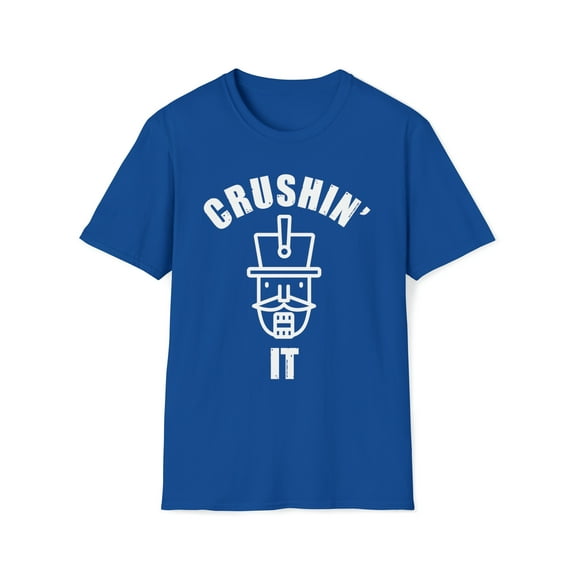 Nut Crusher, Gildan Unisex Softstyle T-Shirt, Nutcracker Graphic Tee, S-3XL