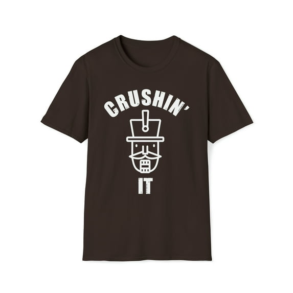 Nut Crusher, Gildan Unisex Softstyle T-Shirt, Nutcracker Graphic Tee, S-3XL