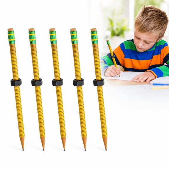 Nut Decompression Pen Threaded Fidget Pen with Rotating Nut Twist Toy Smooth Writing Gel Ink Pen for ADHD Autism Anxiety Relief