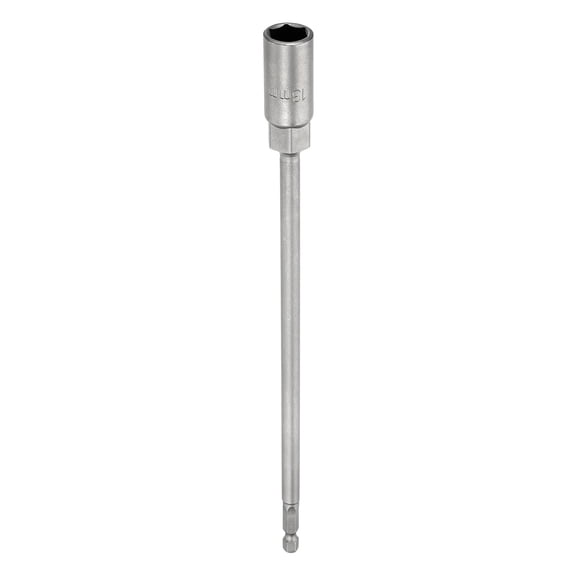 Uxcell Nut Driver Drill Bit 13mm Socket 1/4" Hex Shank 10" Long