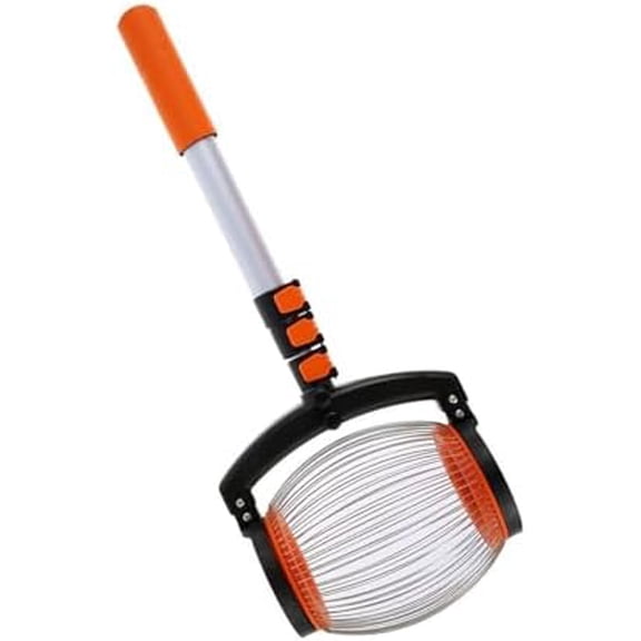 Nut Gatherer, Pecan Picker Upper, Side Opening Dump, Acorn Picker Upper Roller for Chestnuts, Butternuts, Golf, Objects Size 0.75" to 1.5"$$Home Decor, Kitchen, & Other