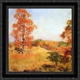 thumbnail image 1 of Nut Gathering 20x20 Black Ornate Wood Framed Canvas Art by Metcalf, Willard, 1 of 2