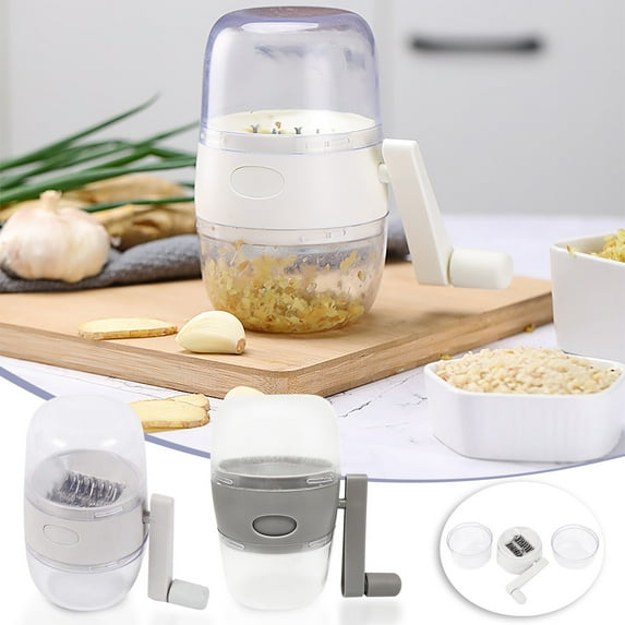 Nut Grinder under $5! Xqxayjr Manual Nut Grinder, Household Dry Food Chopper for Garlic and Ginger, Stainless Steel Kitchen Grinder for Nuts and Seeds