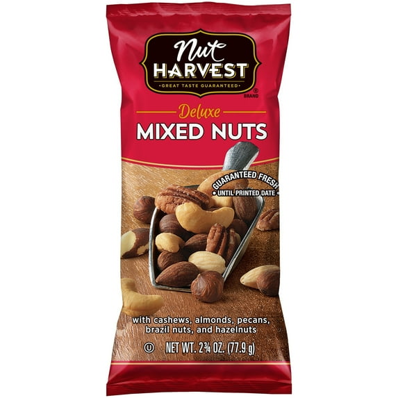 Nut Harvest Deluxe Mixed Nuts 2.75 oz. Bag