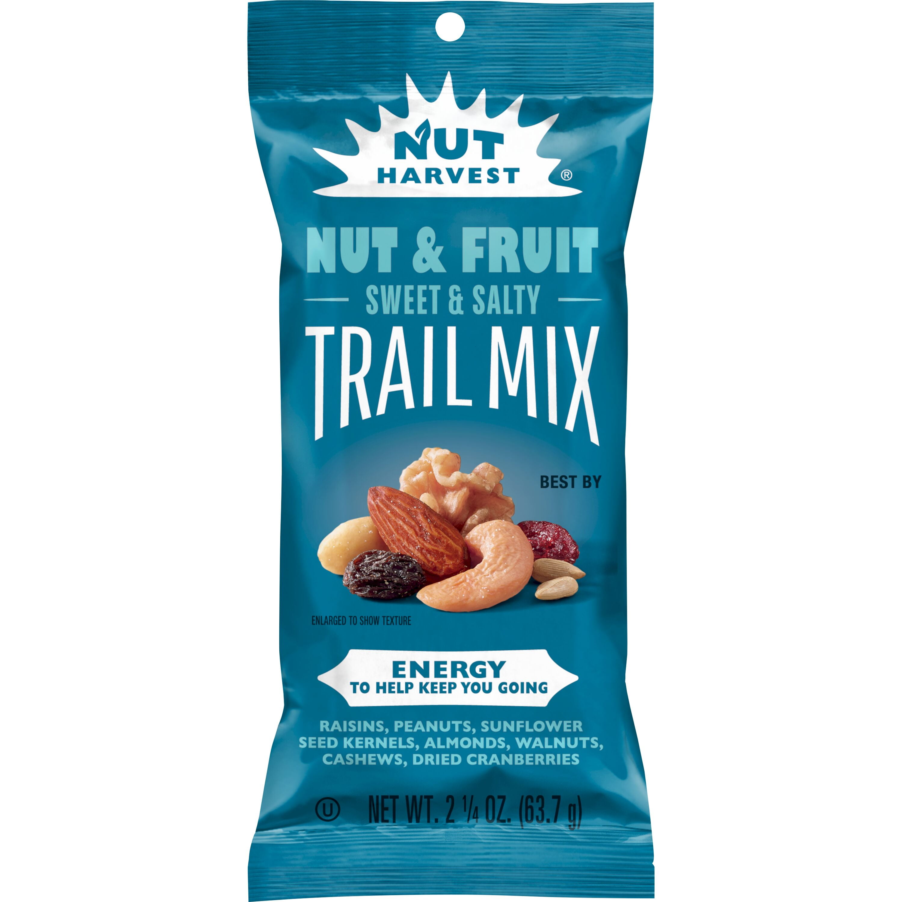 Nut Harvest Fruit and Nut Mix, 2.25 oz Bag