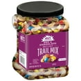thumbnail image 1 of Nut Harvest Nut & Chocolate Trail Mix with Milk Chocolate, Almonds, Cashews, Peanuts, and Raisins, 39 Ounce Jar, 1 of 5