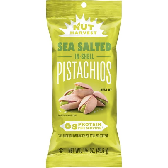 Nut Harvest Salted in Shell Pistachios, 1.75 oz Bag