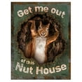 thumbnail image 1 of Nut House Out Novelty Sign | Indoor/Outdoor | Funny Home Décor for Garages, Living Rooms, Bedroom, Offices | SignMission personalized gift Wall Plaque Decoration, 1 of 5