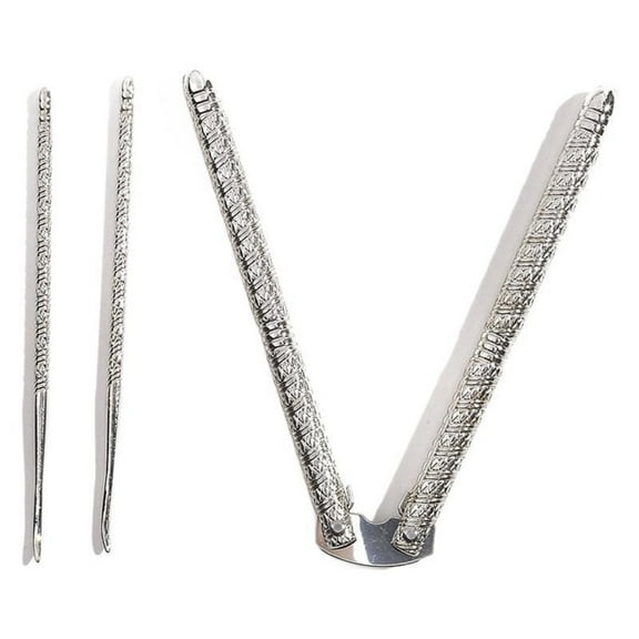 Nut/Lobster Cracker Chrome Plated Steel Set - Clearance - Nut Cracker for Nuts Nut Cracker Tool for Walnuts Pecans Macadamias Hazelnuts Almonds Lobster and Crab Home Kitchen Restaurant