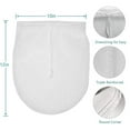 thumbnail image 1 of Nut Milk Bag Yogurt Strainer Cheese Cloth Bag for Straining Juicer Bags Reusable Almond Milk Bag All Purpose Strainer Fine Mesh Nylon Cheesecloth & Cold Brew Coffee Filter, 1 of 9
