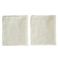 thumbnail image 1 of Nut Milk, Cold Brew, Yogurt & Juice Filter, Reusable, Unbleached, Large, 2-Pack Organic Cotton Muslin Strainer Bags, 1 of 4