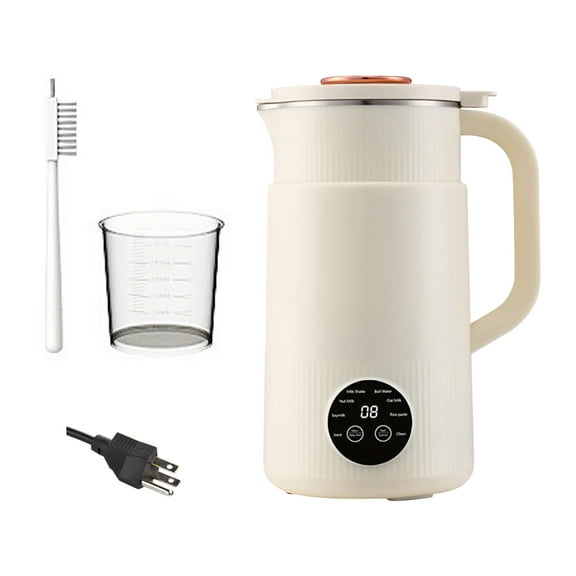 Nut Milk Machine 1500Ml Juicer Household Kitchen Appliances Automatic Self Cleaning 304 Stainless Steel Blades 110V 800W Motor For Almond Soy Oat Milk Making