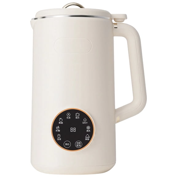Nut Milk Maker for 1-3 Persons, Automatic Milk Maker with Hot & Cold Functions, Compact Milk Maker Machine with 304 Stainless Steel, Easy to Clean, 110V US Plug