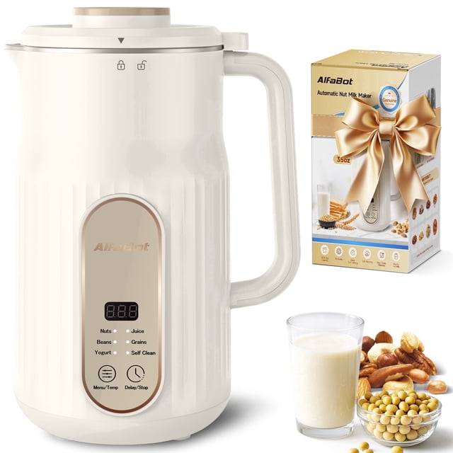 Nut Milk Maker, AlfaBot Automatic Nut Milk Maker ,Almond Milk Machine ...