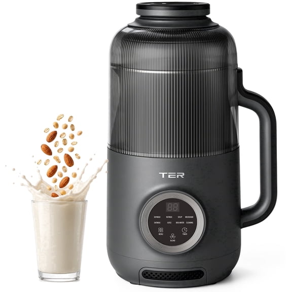 40oz Nut Milk Maker, Automatic Plant-Based Milk Machine for Almond, Soy, Oat Milk, Soup and Smoothies