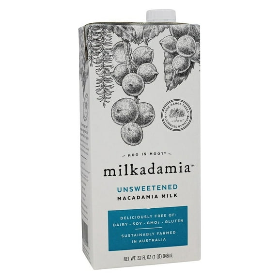 Nut Milk; Unsweetened Macadamia, Pack of 6