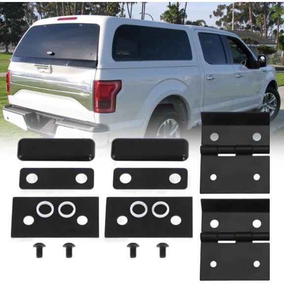 Nut Plates Hinge Repair Kit for Shell All Glass Rear Doors Compatible with Snugtop Camper Replacement 710001 711513