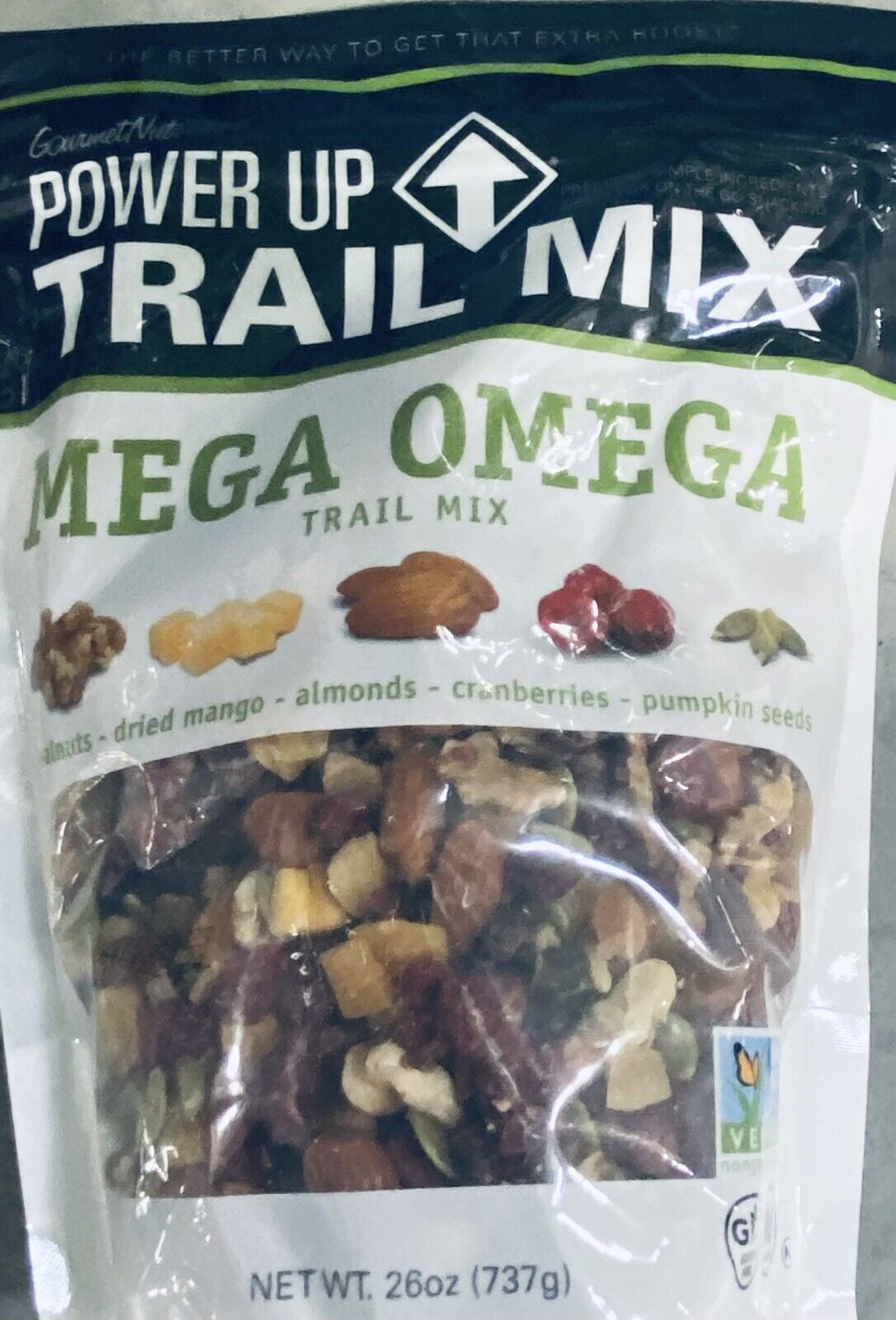 Nut Power Up Mega Omega Trail Mix 26 oz Bag - Walmart.com