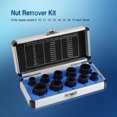 thumbnail image 1 of Nut Remover Set under $5! Xqxayjr Nut Extractor Set, Damaged Bolt Remover, Stripped Nut Removal, Socket Extractor Kit, Rusted Bolt Remover, Automotive Repair Tools, Mechanical Tool Set, 1 of 3