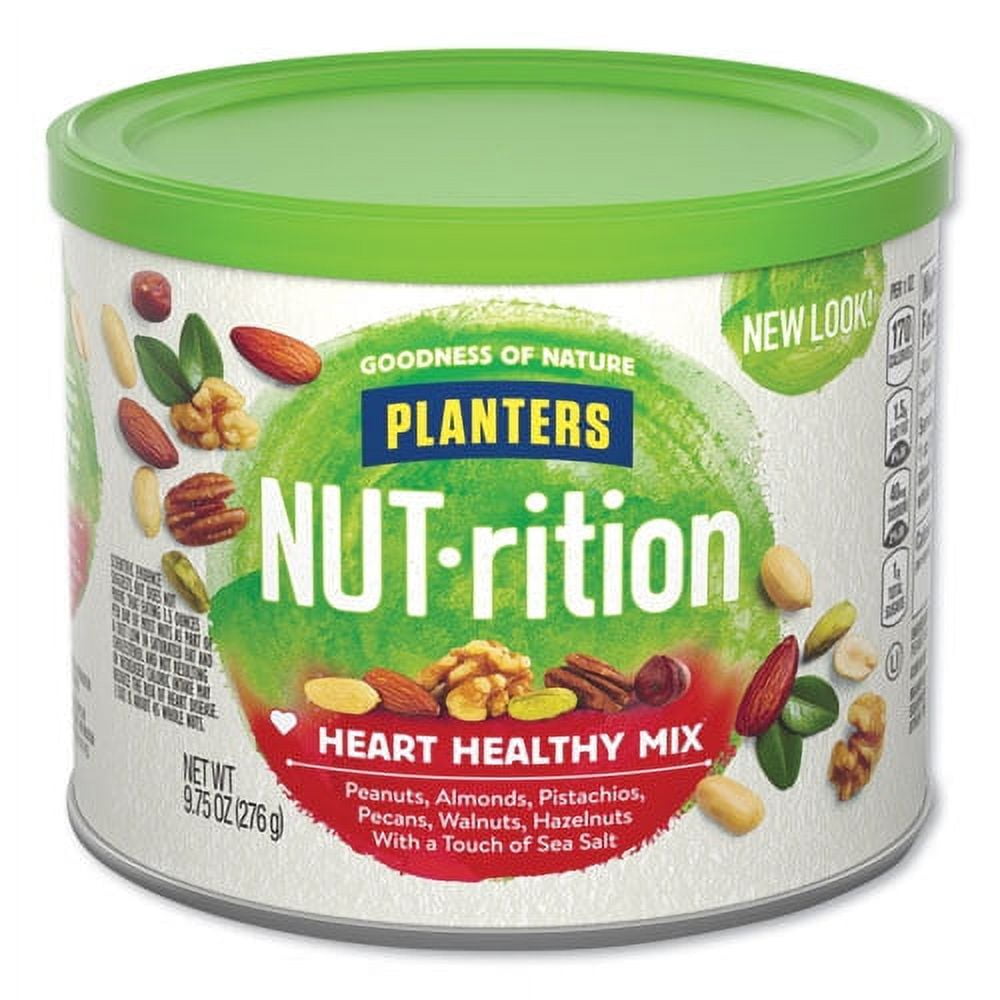 Nut-Rition Heart Healthy Mix, 9.75 Oz Can | Bundle of 10 Each