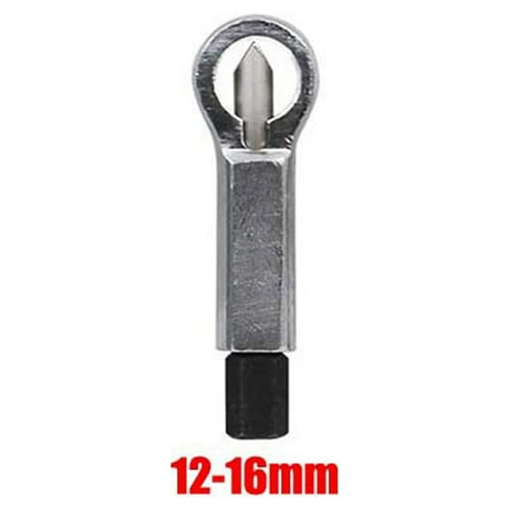 Nut Screw Splitter,12-16mm Nut Remover Tools,Manual Pressure Nut Remover,Steel Rusted Nut Breaker,Practical Nut Splitter Cracker,Heavy Duty Metal Nut Remover Extractor Tools(5.1")(Silver)