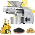 thumbnail image 1 of Nut Seeds Oil Extractor, 1800W Cold Hot Press Machine for Coconut, Cocoa Beans(Gray), 1 of 9