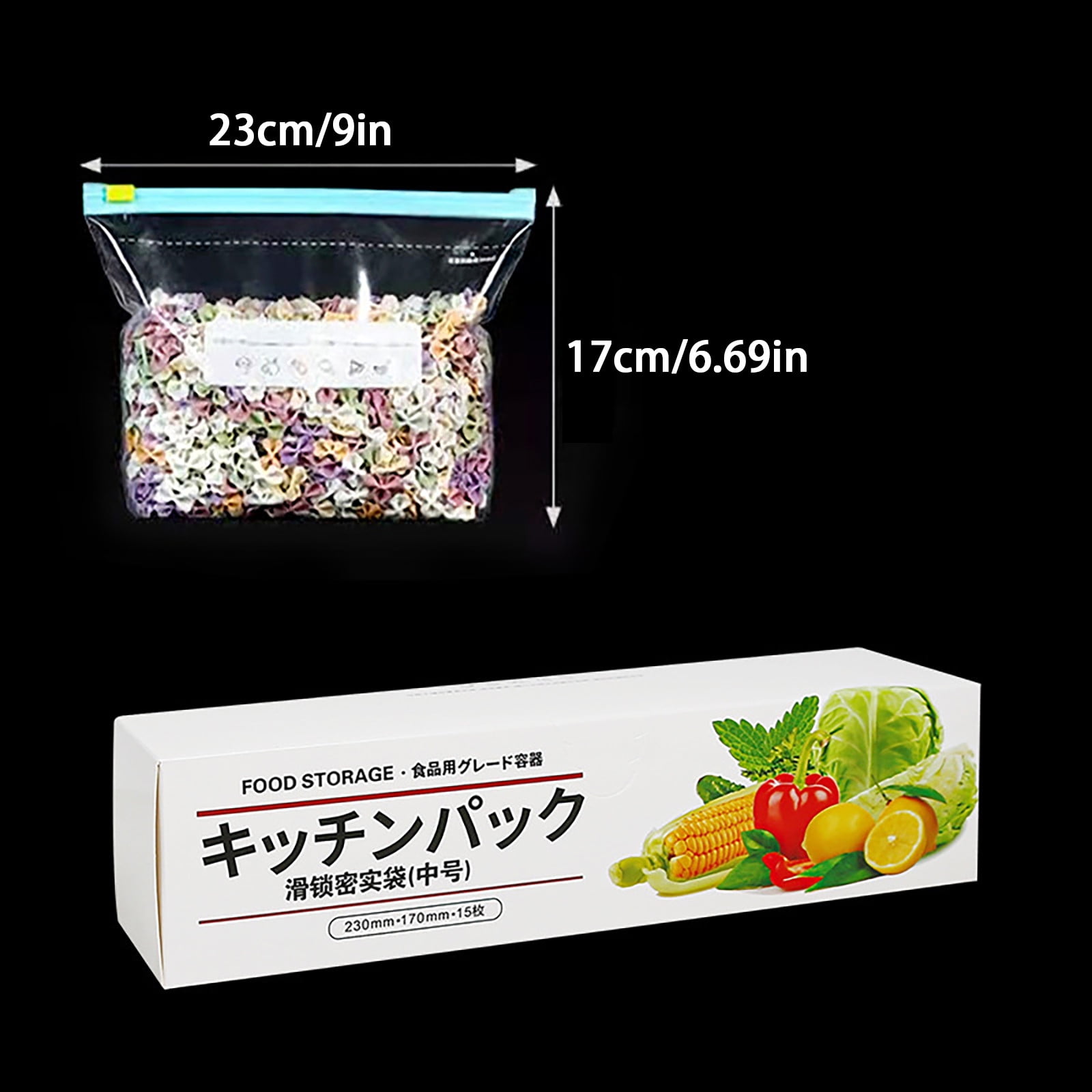 Nut SelfSealing Plastic Bags Compact Zipper Preservation Bags for