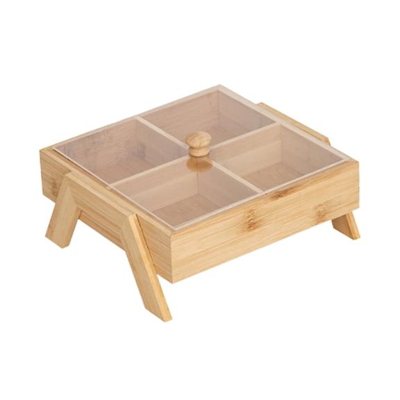 Nut Serving Platter Fruit Tray Wooden Multipurpose Design for Home Party Appetizer and Reception Room