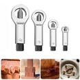 thumbnail image 1 of Nut Splitter Set • Heavy-Duty Rusted Nut Breaker Tool – 4 Piece Steel Screw Nut Removal Kit • Multi-Size (75mm-145mm) – Stripped Nut Disassembler for Automotive, Machinery, Home, 1 of 3