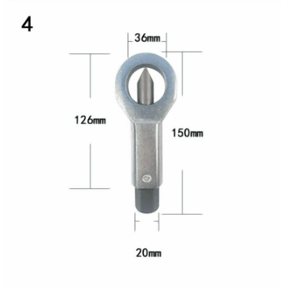Nut Splitter Tool 1PC,Rusted Nut RemoverManual Pressure Breaker Extractor for Stubborn Bolts Mechanics Repair