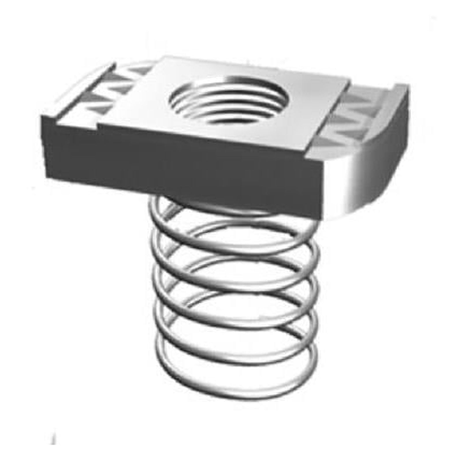 SuperStrut ZA1003/8EG-10 Spring Nuts, Steel, 3/8-In., 5-Pk. - Quantity ...