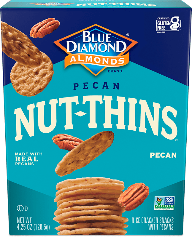 Nut Thins, Gluten Free Pecan Nut & Rice Crackers, 4.25 oz