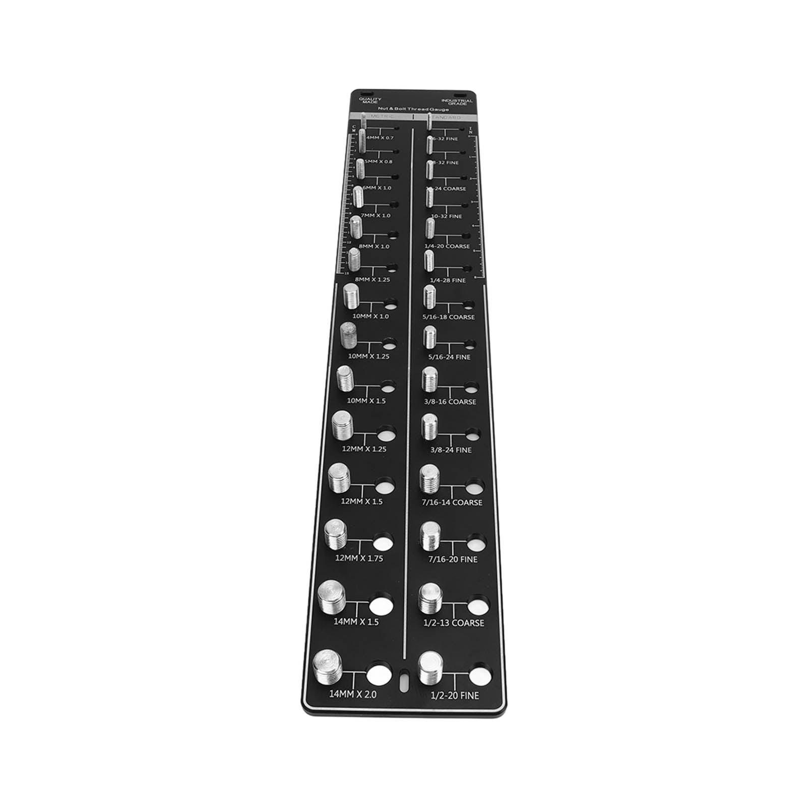 Nut Thread Size Gauge Durability Dual Unit Robust Metal Nut Thread nut-thread-size-gauge-durability-dual-unit-robust-metal-nut-thread