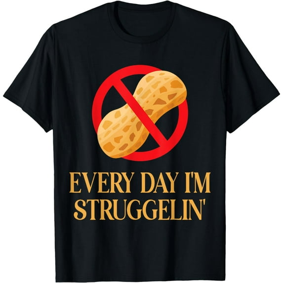 Nut allergy peanut allergic T-Shirt mens t shirt,black,women,funny,misfits,men,journey,t-shirt