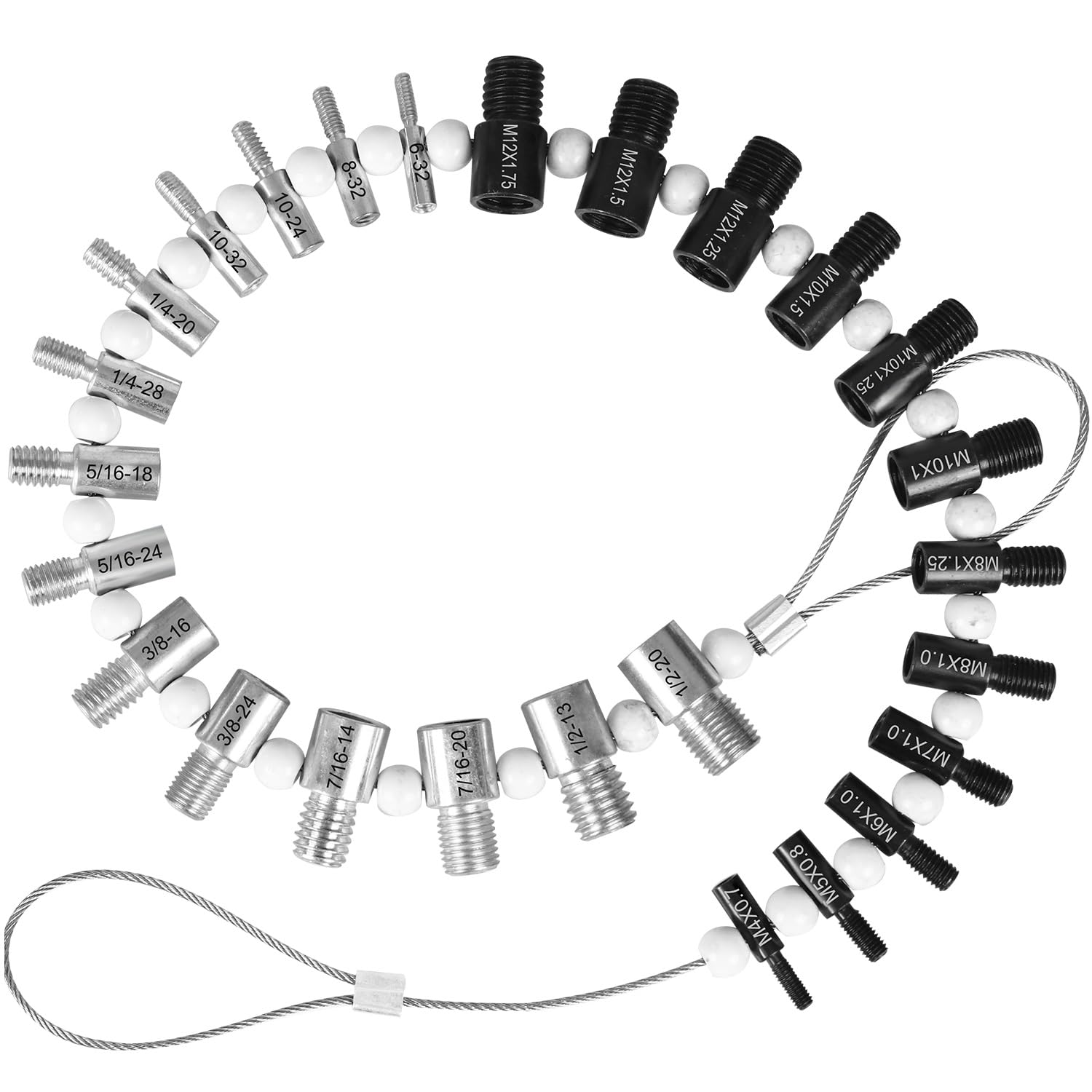 Nut and Bolt Thread Checker Standard and Metric Gauges
