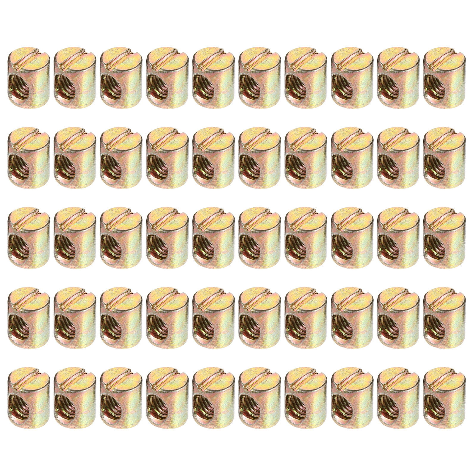 Nut for Bed Slotted Chair Accessories Furniture Dowel Bolt Pin 110 Pcs