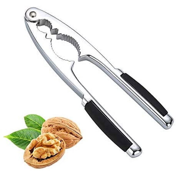 NutCracker Walnut Cracker Heavy Duty Shell Cracker Seafood Pecan Walnut Opener Tool with Non-Slip Handle (nutcracker for all nuts)