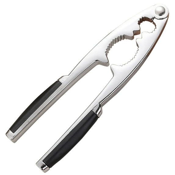 NutCracker Walnut Cracker Heavy Duty Shell Cracker Seafood Pecan Walnut Opener Tool with Non-Slip Handle