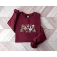 thumbnail image 1 of Nutcracker Ballet Christmas Sweatshirt | Festive Holiday Graphic Crewneck, 1 of 7