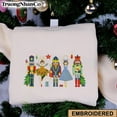 thumbnail image 1 of Nutcracker Ballet Embroidered Sweatshirt – Christmas Holiday Embroidery Shirt with Ballerina, Toy Soldiers, Festive Nutcracker Gift, 1 of 4